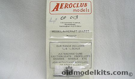 Aeroclub 1/72 Clerget 9 Cylinder Rotary  Engine and Propeller - World War I, E013 plastic model kit